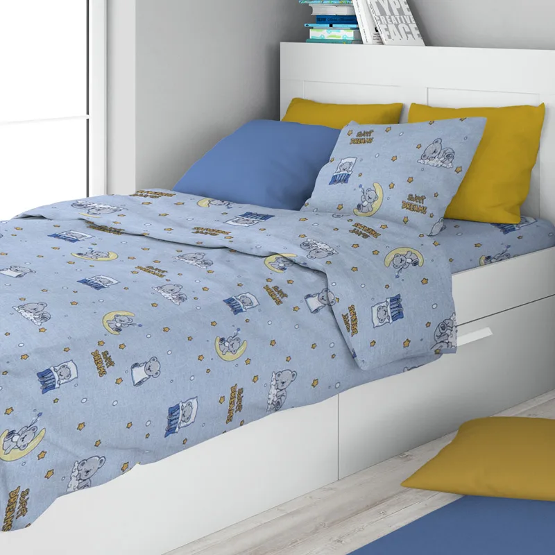 Σεντόνια Μονά Σετ Dimcol Dreams 551 Blue