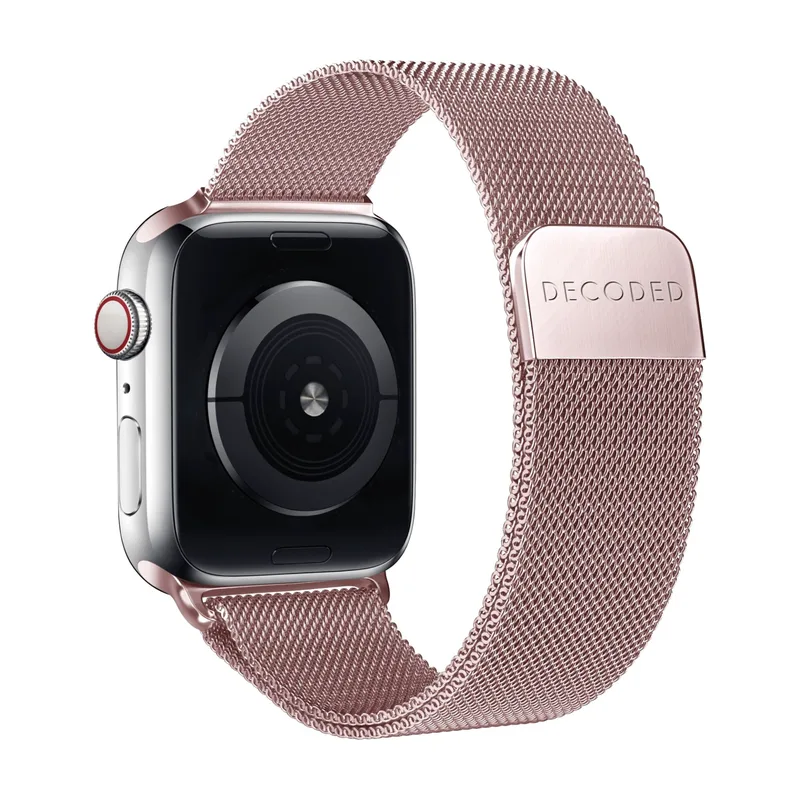 Decoded Milanaise Traction Strap 44/45/46/49mm Rose Χρυσό