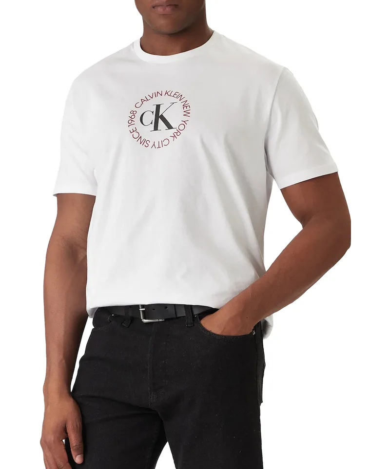 Ανδρικό T-shirt Λευκό Calvin Klein LV14RE816G-YAA