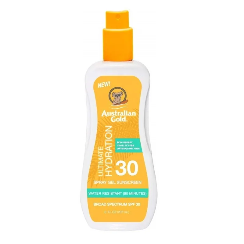 Australian Χρυσό - Ultimate Hydration - Spray Gel Sunscreen SPF30 (237ml)