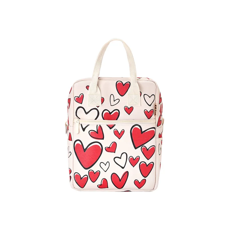 Τσάντα Φαγητού Ισοθερμική PVC Red Valentine 7lt-20x14x27εκ. Save The Aegean Estia 01-38359 (Χρώμα: Λευκό) - estia - 01-38359