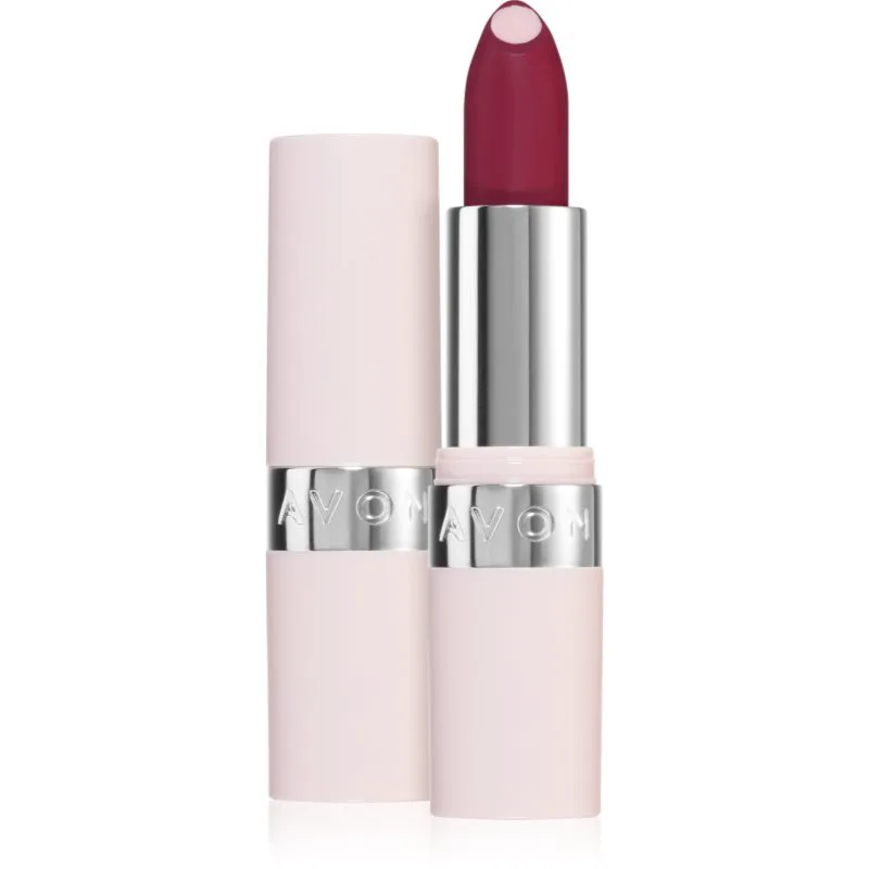 Avon Hydramatic ενυδατικό στιλπνό κραγιόν με υαλουρονικό οξύ απόχρωση Burgundy 3.6 γρ