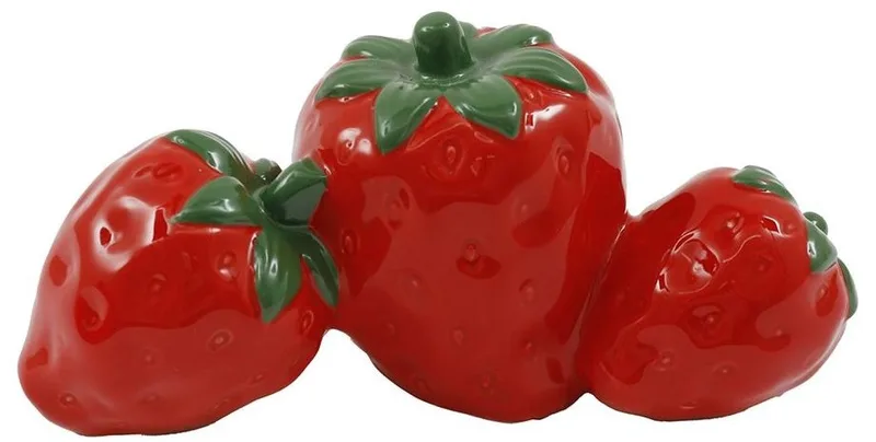 Atmosphera Διακοσμητικό Κεραμικό Αντικείμενο Strawberry 17cm