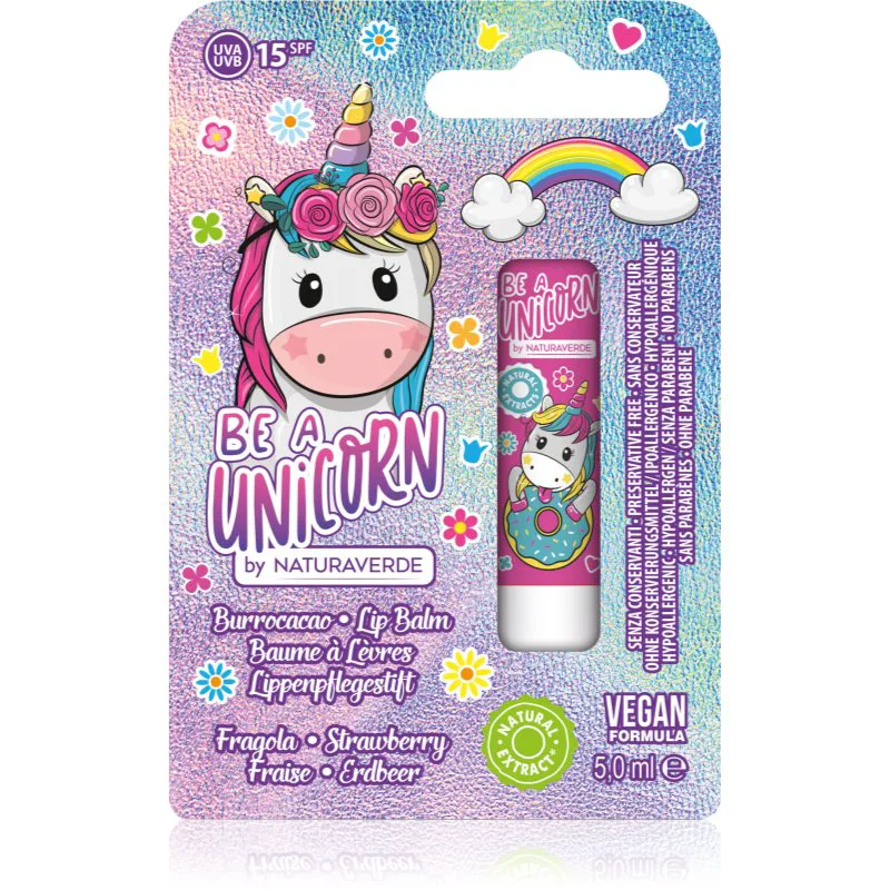 Be a Unicorn Naturaverde Lip Balm Βάλσαμο για χείλη για παιδιά 1 τμχ