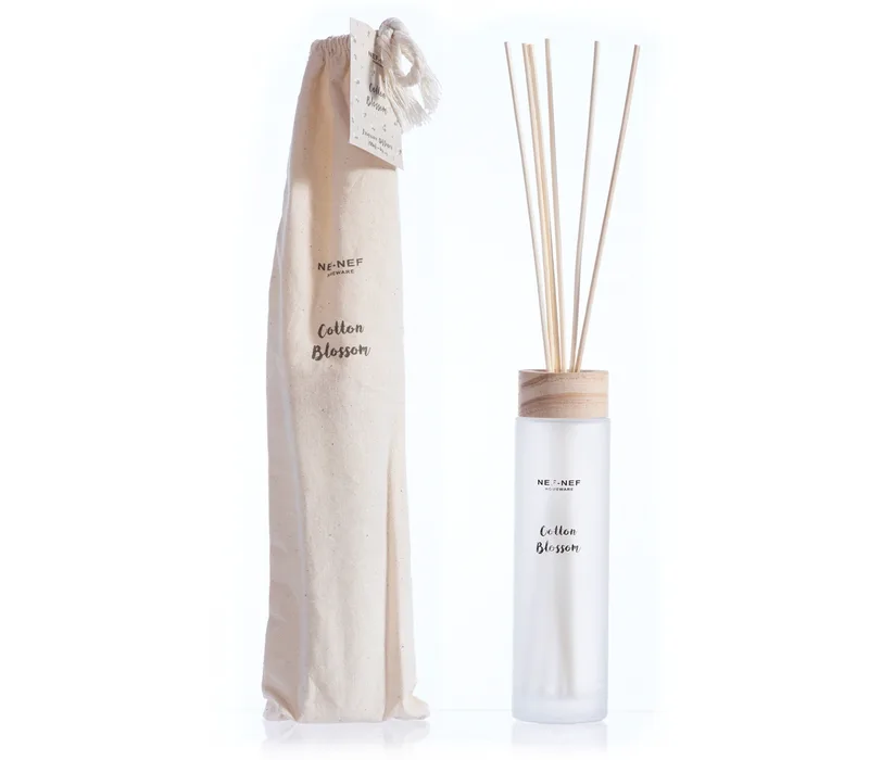 Αρωματικό Χώρου Nef-Nef Me Στικς Cotton Blossom 200ml White