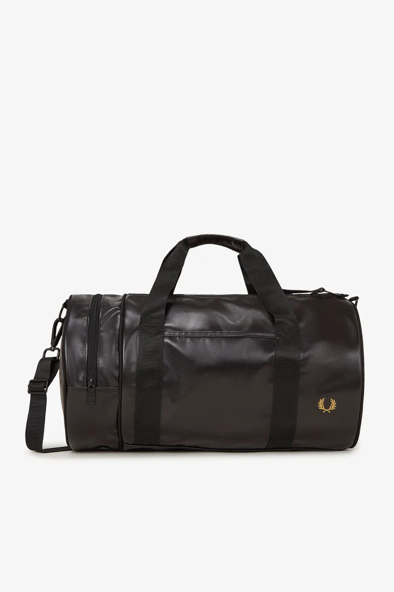 Fred Perry Ανδρική Τσάντα Tonal Classic Barrel Bag L7260-774 Μαύρο