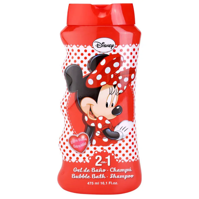 Disney Minnie Mouse Shampoo & Shower Gel σαμπουάν και αφρόλουτρο 2 σε 1 475 ml