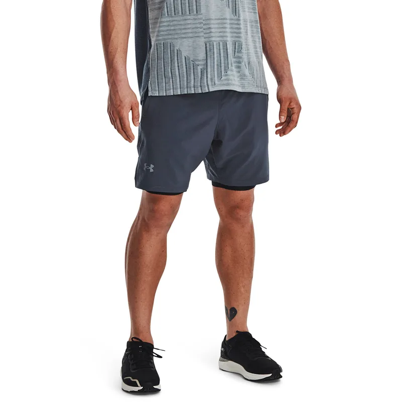 Σορτς Under Armour Launch Elite 2In1 7'' Short Downpour Gray L