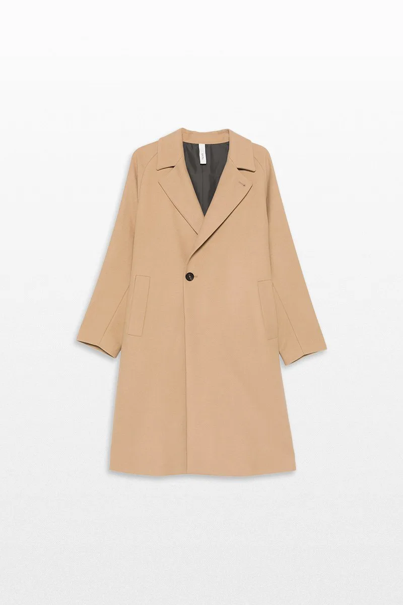 HEVO Ανδρικό Μπεζ Surbo Buttoned Coat