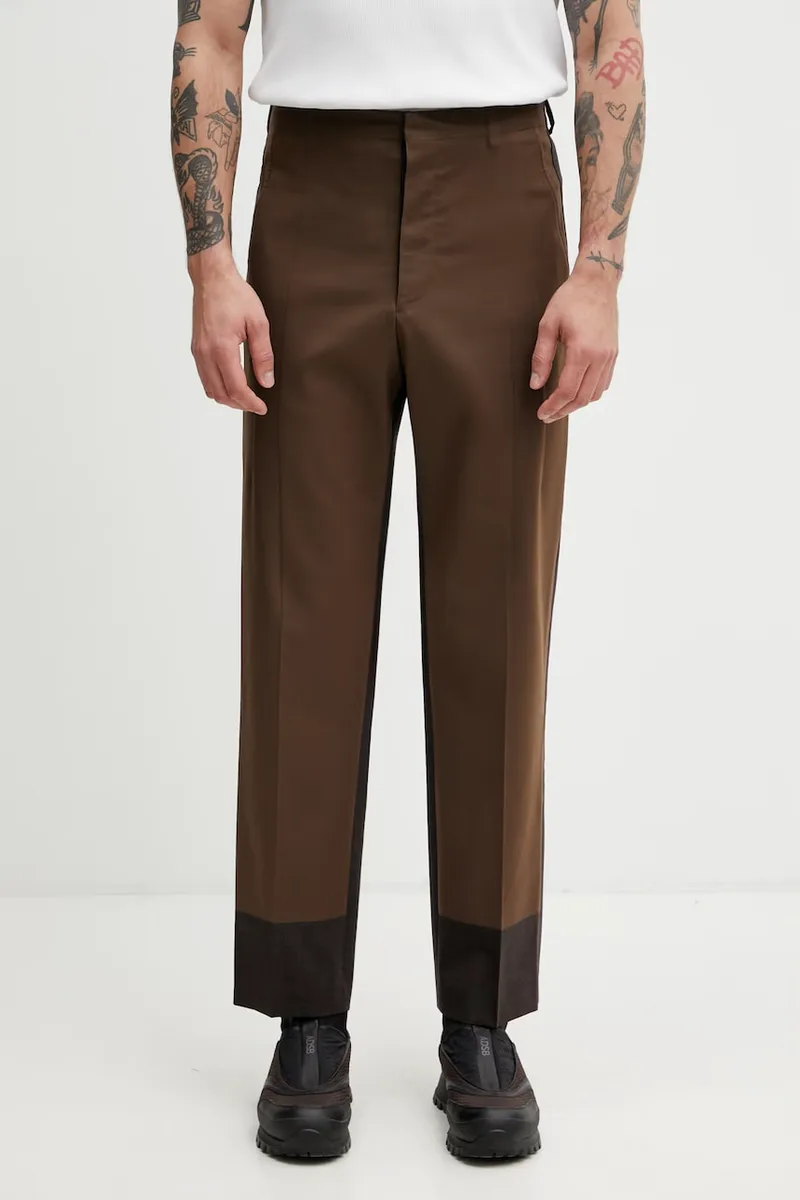 MM6 Maison Margiela ανδρικό παντελόνι με πρόσμιξη μαλλιού