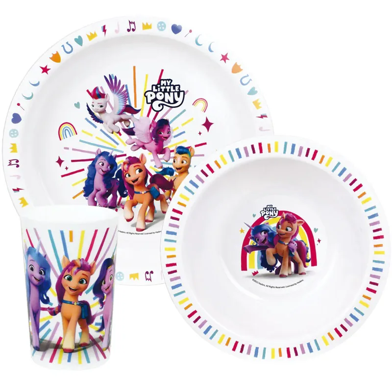 Παιδικό Σετ Φαγητού 3τμχ Ango 6134 My Little Pony