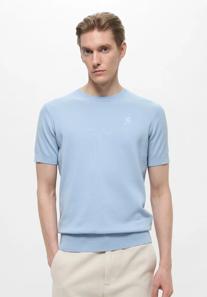 Karl Lagerfeld Μπλούζα της σειράς Knit - 655087 552398 600 Blue