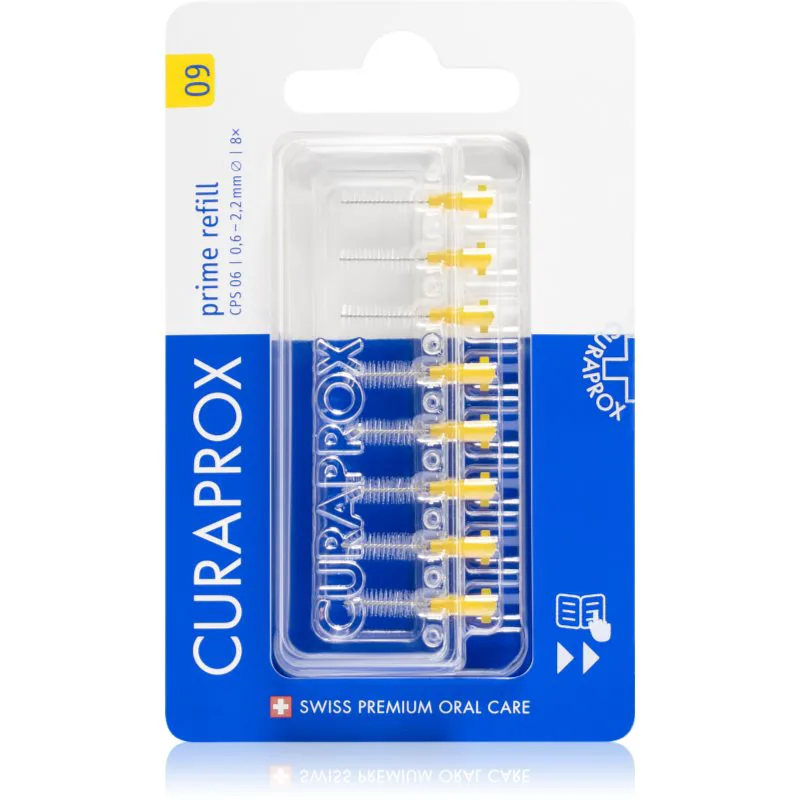 Curaprox Prime Refill ανταλλακτικά μεσοδόντια βουρτσάκια σε κυψέλη CPS 09 0,9 - 4,0 mm 8 ks 1 τμχ
