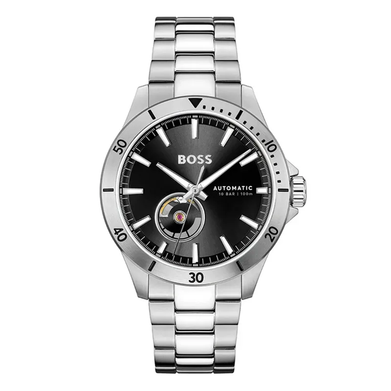 BOSS Troper Automatic Silver Stainless Steel Bracelet 1514202