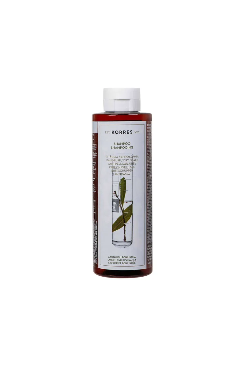 Korres Δάφνη + Echinacea Σαμπουάν Κατά της Πιτυρίδας + της Ξηροδερμίας 250 ml - 21000947