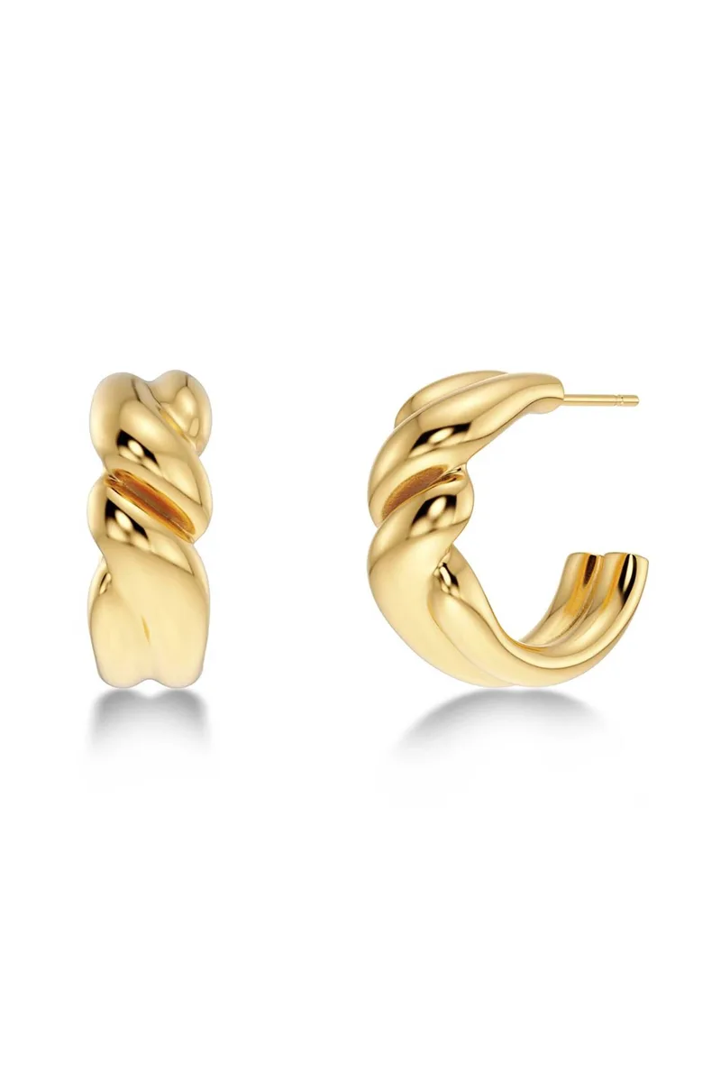 EDBLAD γυναικεία σκουλαρίκια "Twist Hoops L" - 127939