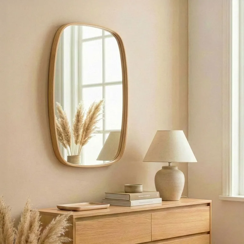 Καθρέπτης Cloudy 62 - Oak 643Mrl1308 (62x88x4 cm)