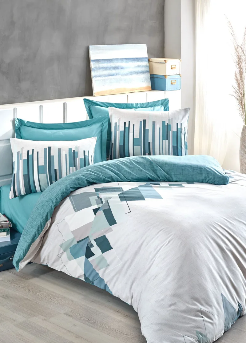 Bedding & Bathroom Boutique - Σετ Σεντόνι Διπλό & Παπλωματοθήκη Foutastic