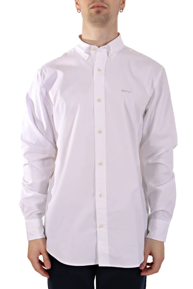 GANT ΥΠΟΚΑΜΙΣΟ REG PINPOINT OXFORD SHIRT ΛΕΥΚΟ