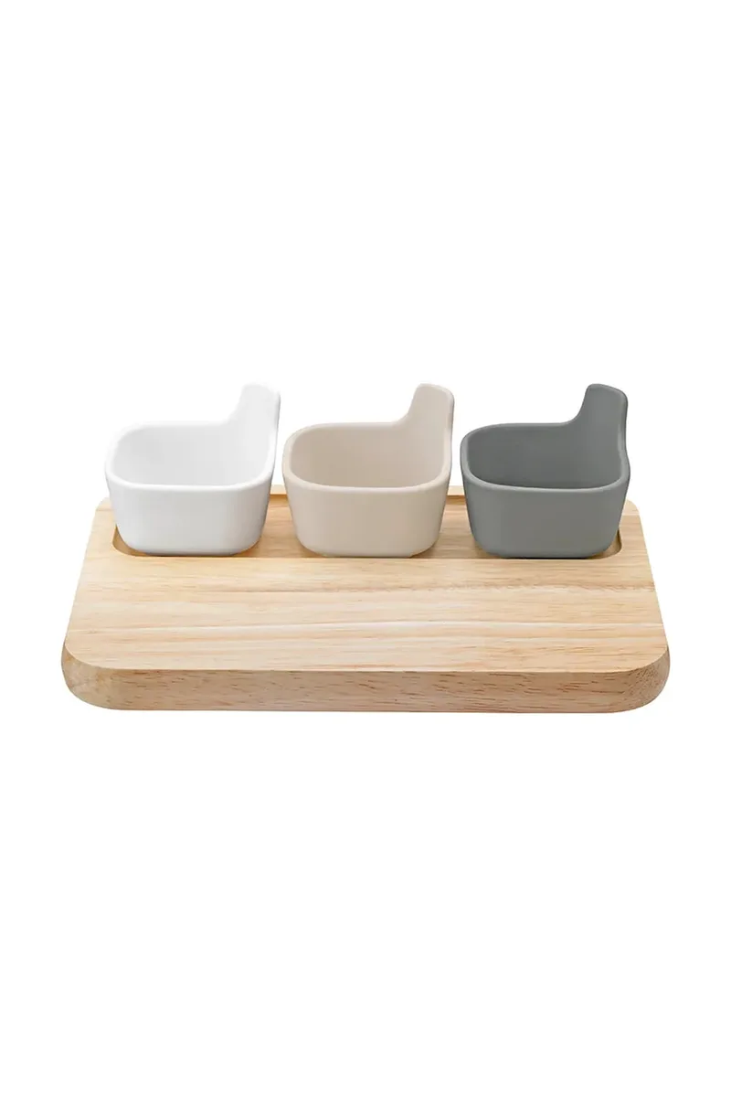 Σετ μπολ σερβιρίσματος με πιατάκι Rig-Tig Tapas 3-pack