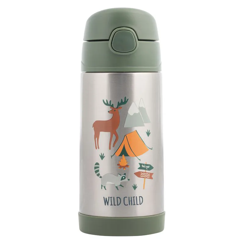 Stephen Joseph Double Wall Stainless Steel Bottle Outdoor 350ml