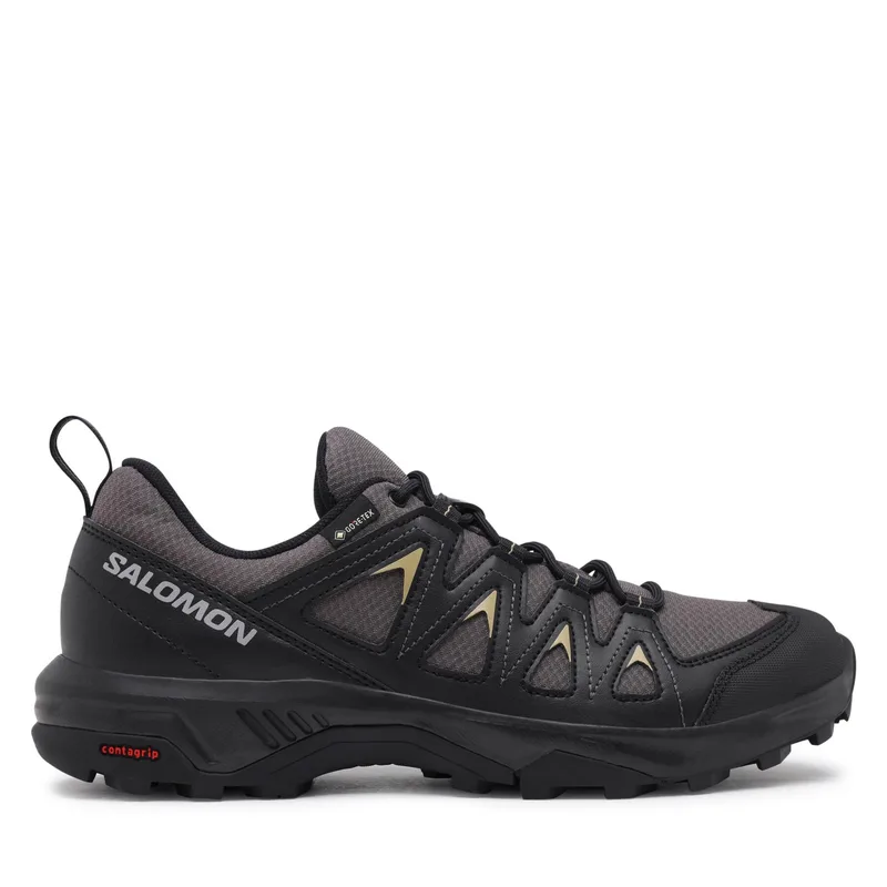 Παπούτσια πεζοπορίας Salomon X Braze GORE-TEX L47180500 Γκρι