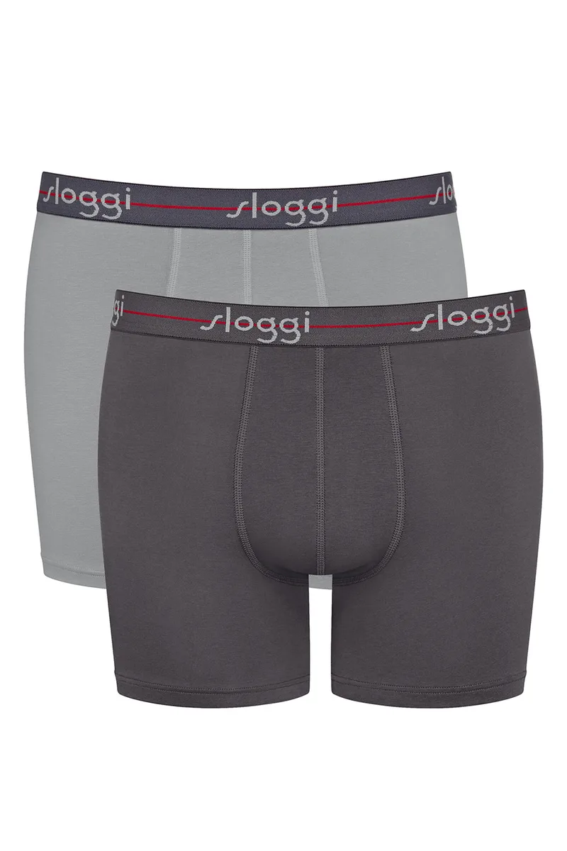 Sloggi ανδρικά μποξεράκια Men Start Short (Συσκ. 2 τεμαχίων)-10206948-0034
