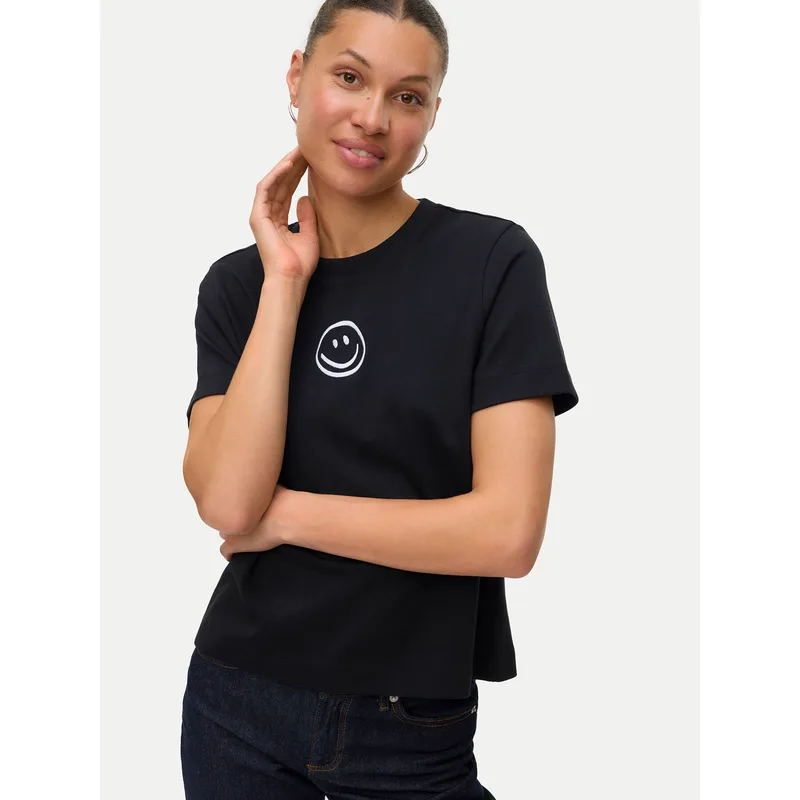 Vero Moda T-Shirt Sara 10311633 Μαύρο Regular Fit