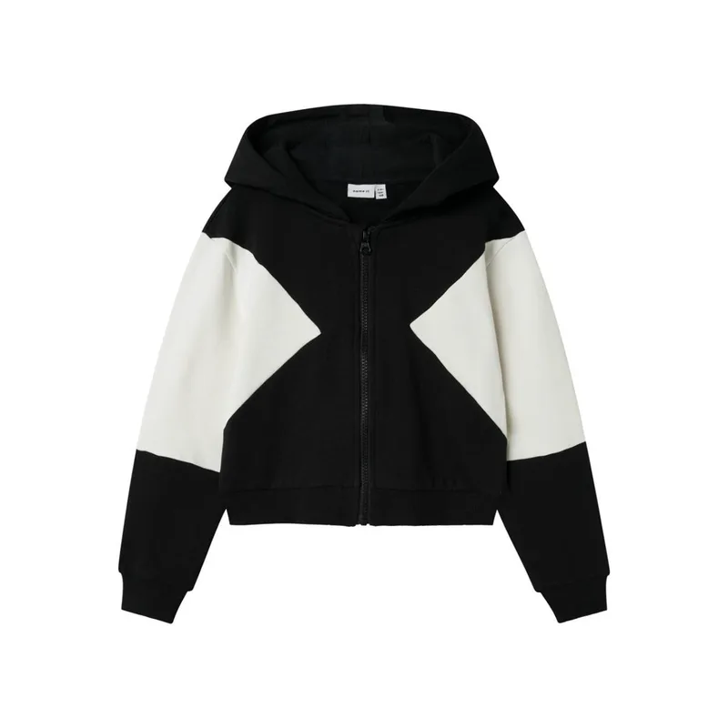 Ζακέτα φούτερ κορίτσι name it-13233208-Black