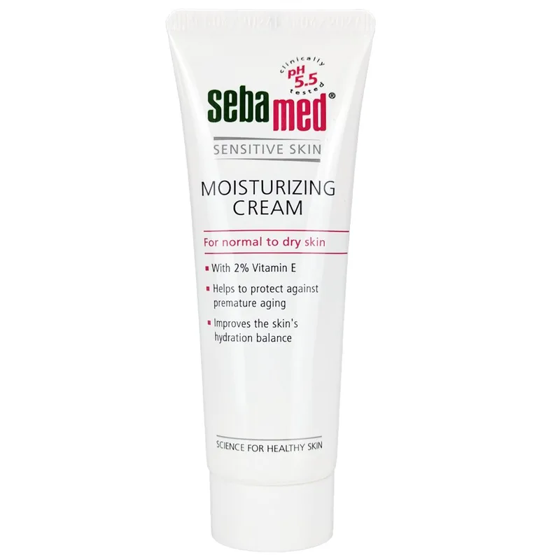 Sebamed Moisturizing Cream Ενυδατική Κρέμα Προσώπου για Ευαίσθητο, Φυσιολογικό προς Ξηρό Δέρμα 50ml