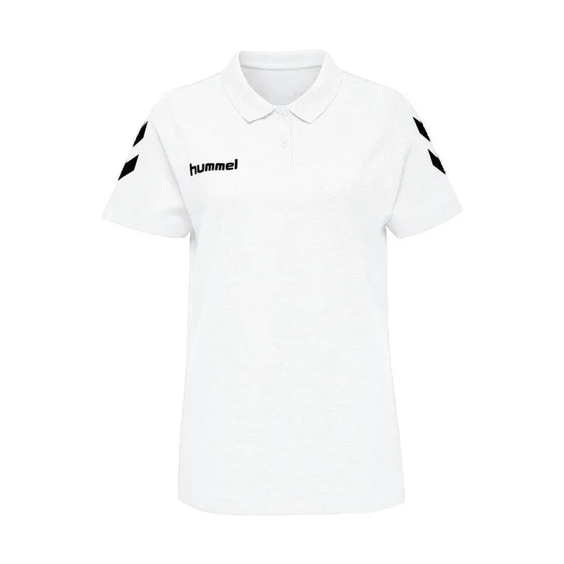 Πόλο με κοντά μανίκια hummel Polo Go Cotton blanc