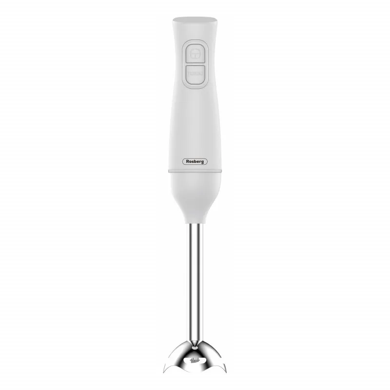 Ραβδομπλέντερ Rosberg R51112OS, 400W, 2 ταχύτητες, Μεταλλικό κινητό ακροφύσιο, Κινητό ακροφύσιο, Λευκό
