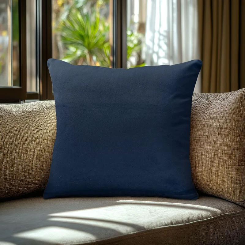 Beauty Home Μαξιλαροθήκη ΒΕΛΟΥΔΟ PREMIUM ΜΠΛΕ 40 x 40 cm