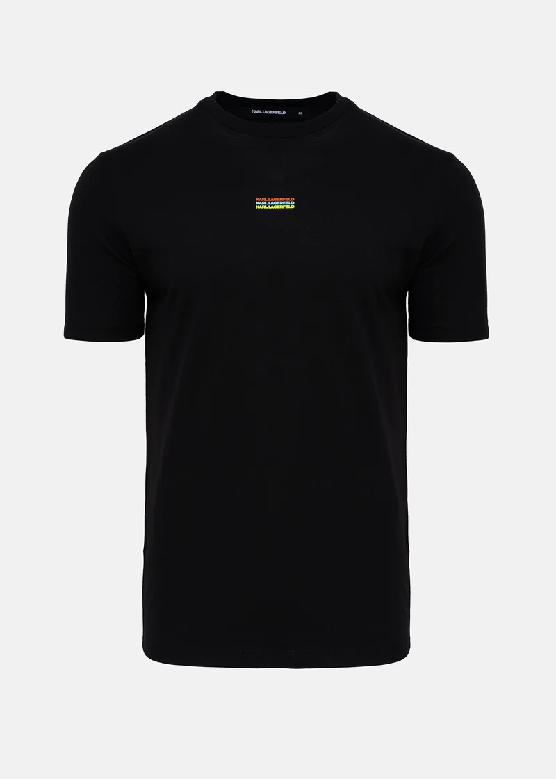 Karl Lagerfeld T Shirt της σειράς Crewneck - 755031 552224 990 Black