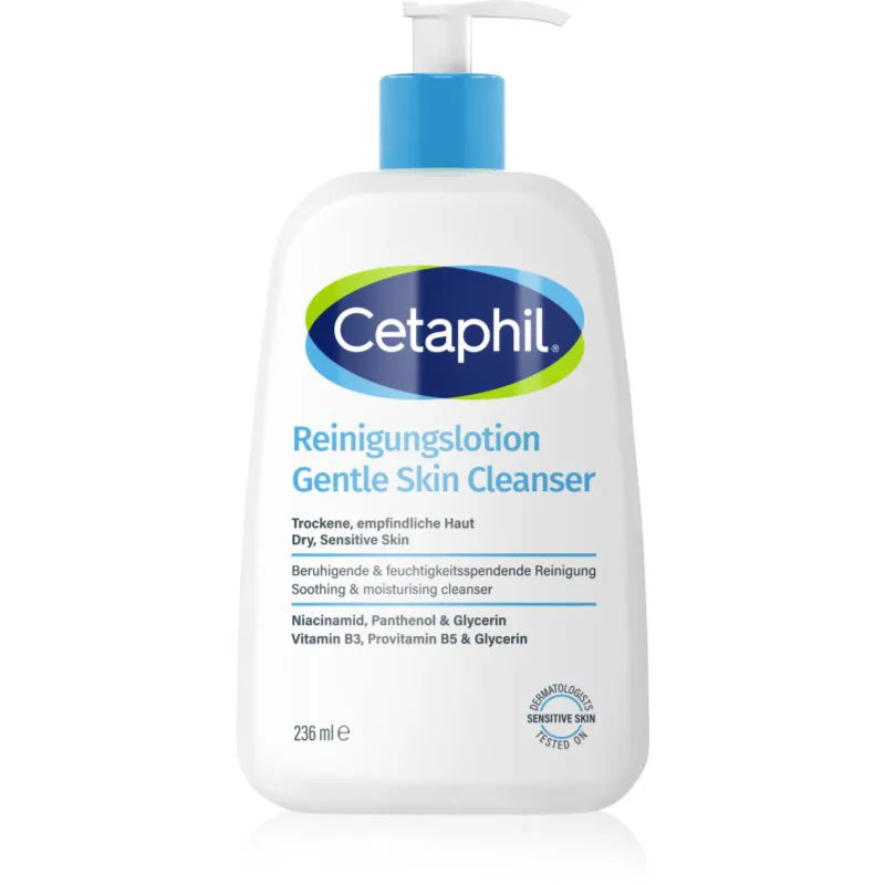 Cetaphil Gentle Skin Cleanser γαλάκτωμα καθαρισμού για ευαίσθητη και ξηρή επιδερμίδα 236 ml