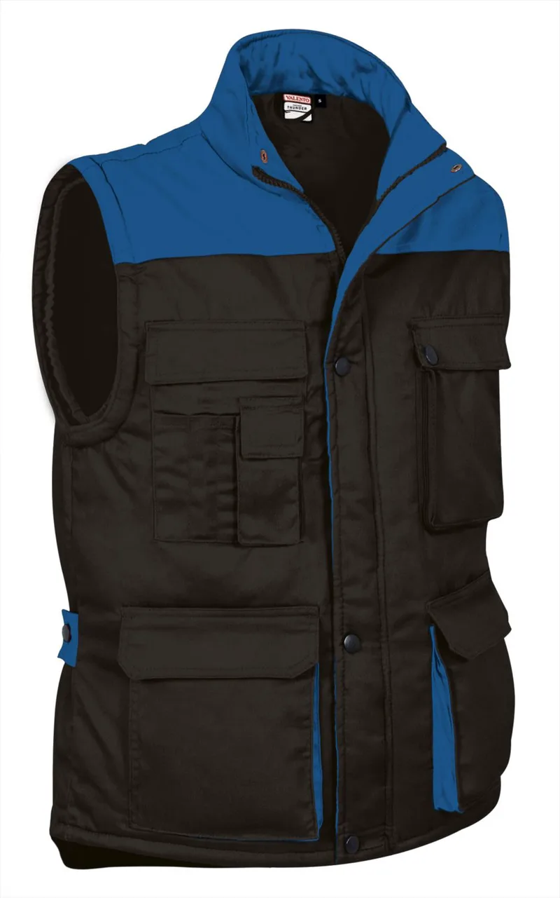Γιλέκο THUNDER Valento CHVATHUNY Black-Royal Blue
