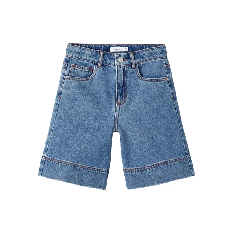 Βερμούδα τζιν κορίτσι name it-13214024-Medium Blue Denim