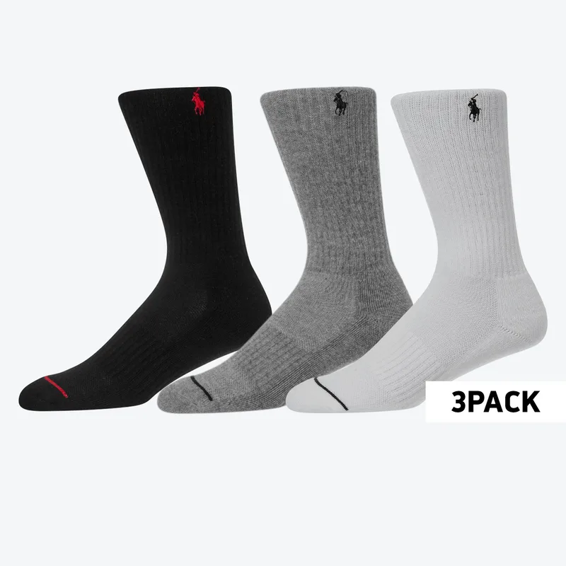 Polo Ralph Lauren Crew Unisex Κάλτσες - 3 Pack (9000089289_55552)