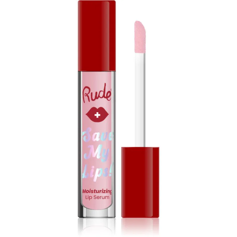 Rude Cosmetics Save My Lips ενυδατικός ορός για τα χείλη απόχρωση Cherry 3.4 ml