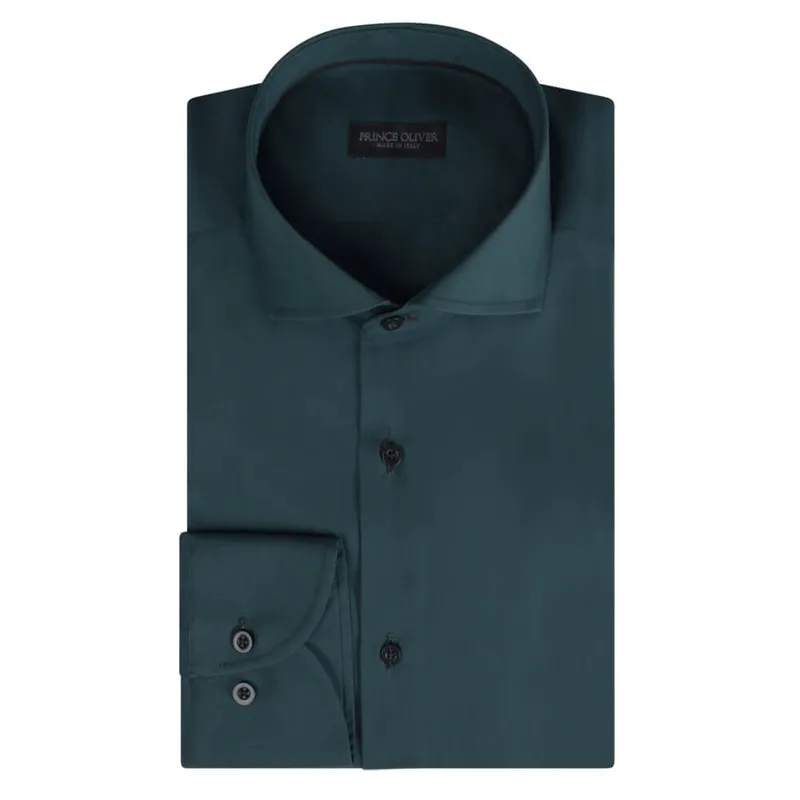 Superior Πουκάμισο Πράσινο 100% Fine Cotton (Modern Fit) New Arrival