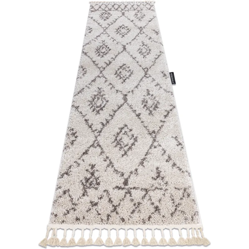 Χαλιά Rugsx Χαλί, Δρομέας BERBER FEZ κρέμα - Π70x300 cm