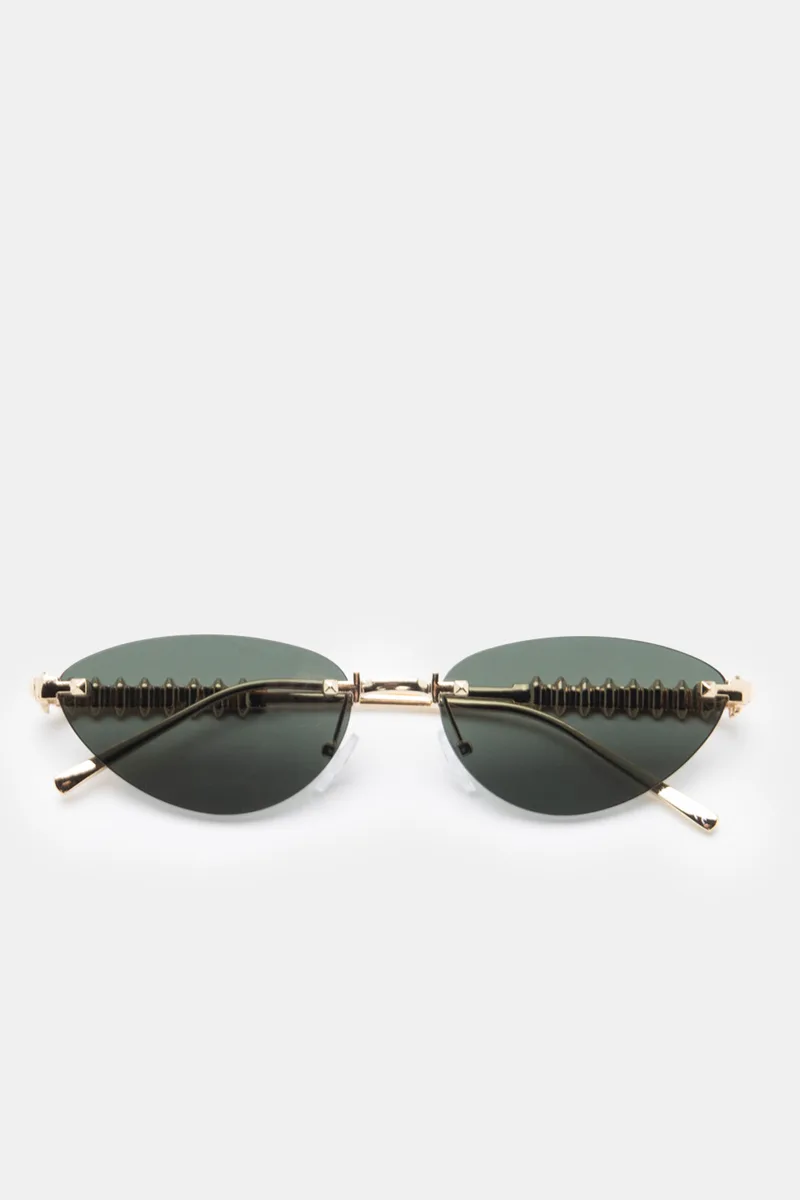 Γυαλιά Ηλιού Cat-Eye Fashion - Πράσινο