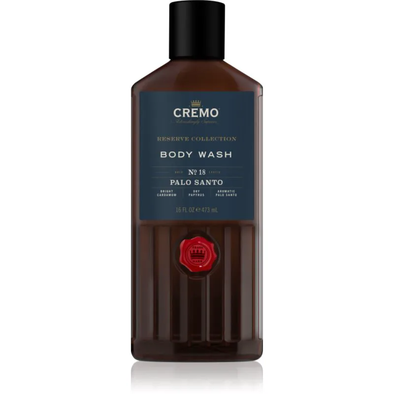 Cremo Reserve Collection Palo Santo ενεργοποιητικό τζελ ντους για άντρες 473 ml