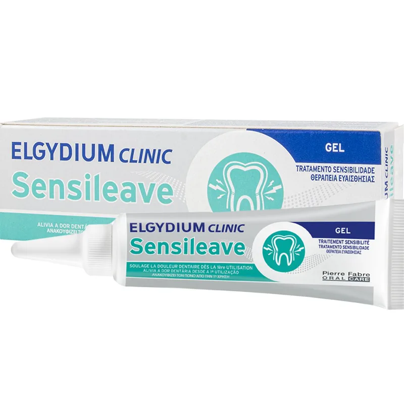 Elgydium Clinic Sensileave Gel Προστατευτικό Οδοντικό Gel για Άμεση Θεραπεία της Ευαισθησίας των Δοντιών & Ανακούφιση από τον Πόνο 30ml