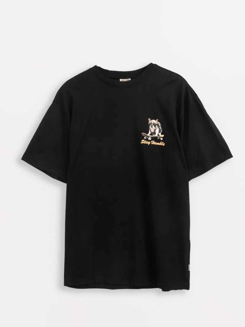 Only and Sons Keane Ανδρικό Κοντομάνικο T-Shirt 22038049 Μαύρο