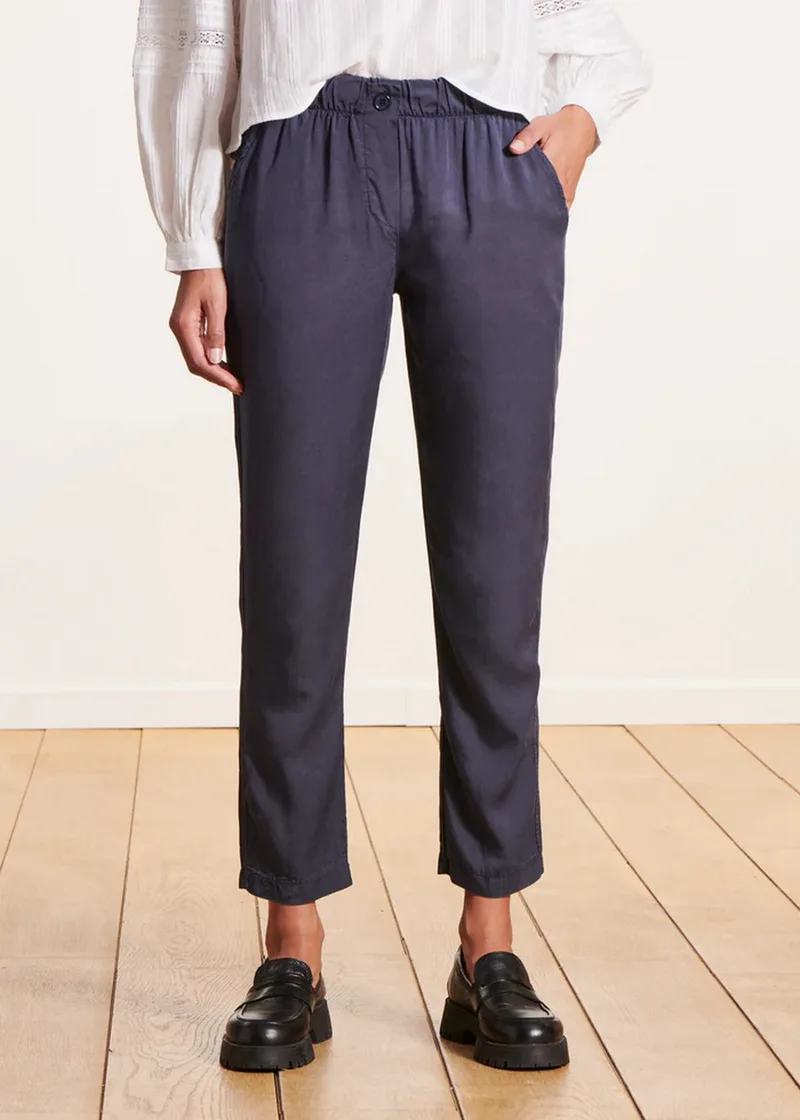 La Fee Maraboutee Γυναικείο Παντελόνι Αέρινο Straight Fit από Lyocell