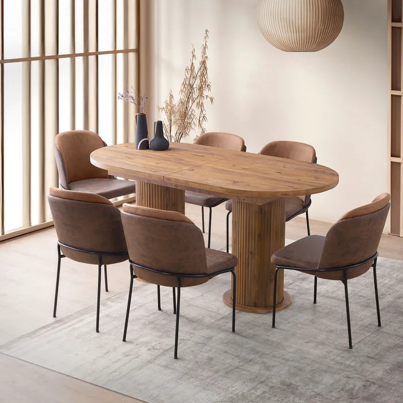 Ανοιγόμενο Τραπέζι Τραπεζαρίας Gusto - 2952 974Nmb2245 (180x77x90 cm)