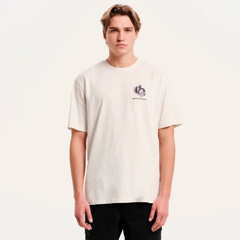 EMERSON TELEVISION MEN’S SHORT SLEEVE T-SHIRT ΜΠΕΖ