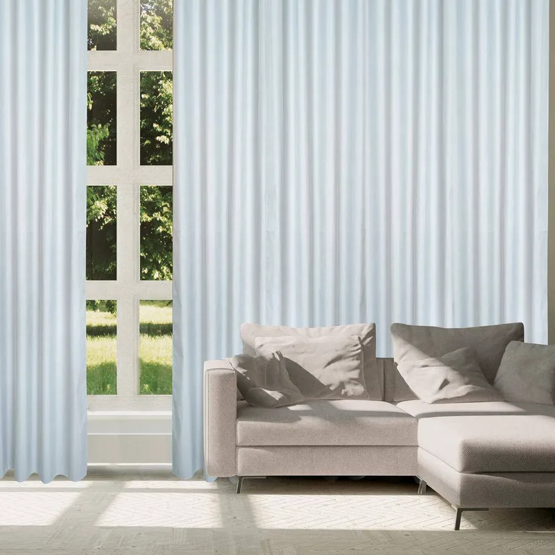 ΚΟΥΡΤΙΝΑ ΜΕ ΚΡΙΚΟΥΣ DAS HOME 2253 ΓΚΡΙ (140Χ270CM)