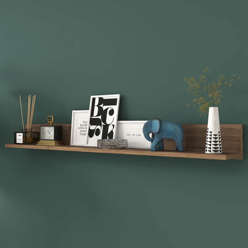 Ράφι Τοίχου (135.8x13x15) A-G 893RAN2304 Walnut